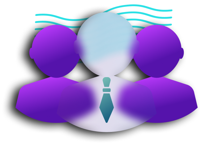 Laptop displaying trading charts with abstract spheres